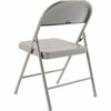 Global Industrial Steel Seat Folding Chair, Gray 324501GY